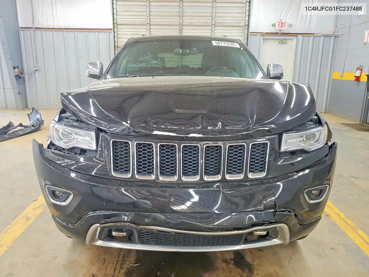 2015 Jeep Grand Cherokee Overland VIN: 1C4RJFCG1FC237488 Lot: 58775246