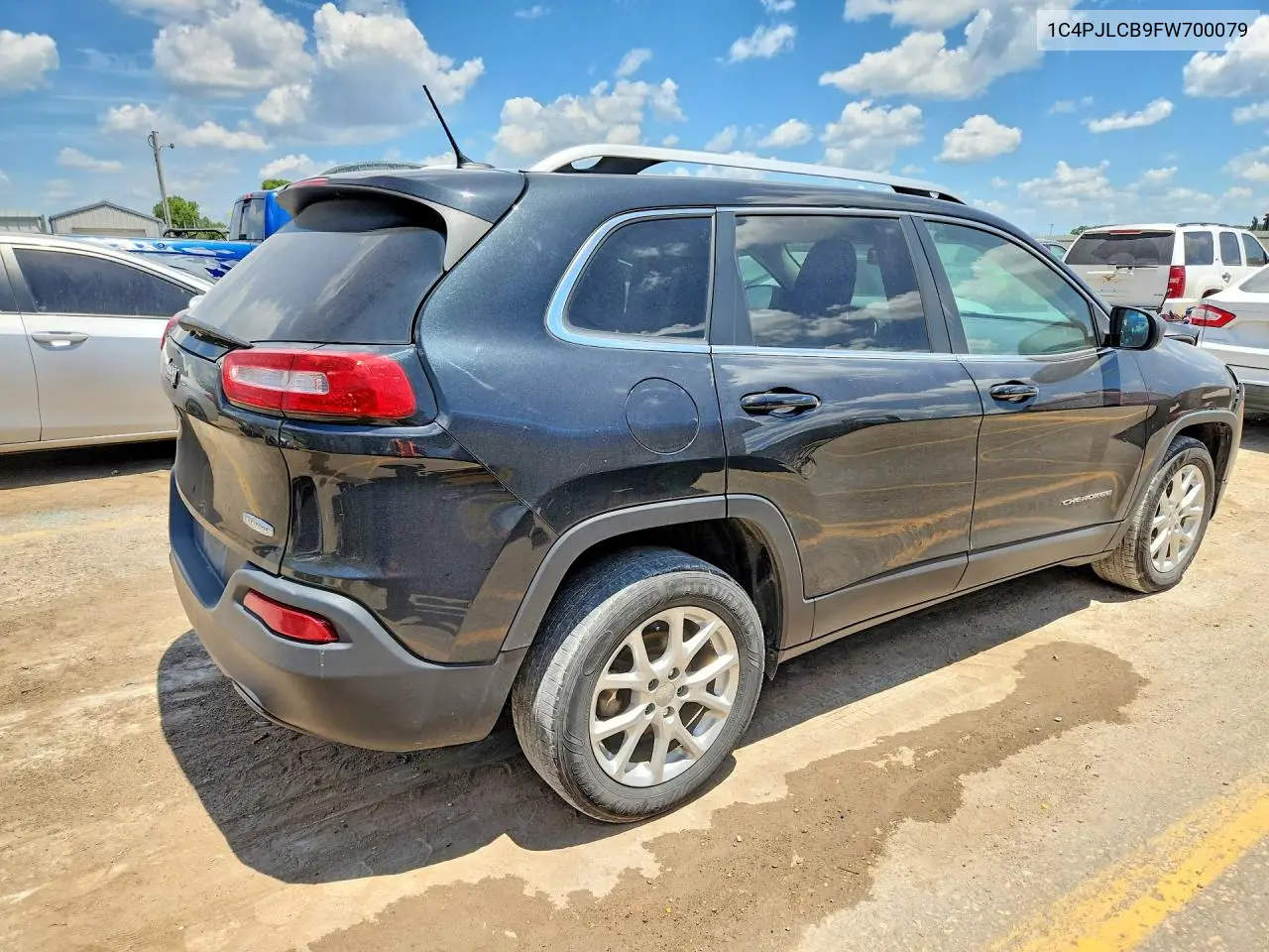 2015 Jeep Cherokee Latitude VIN: 1C4PJLCB9FW700079 Lot: 59627216