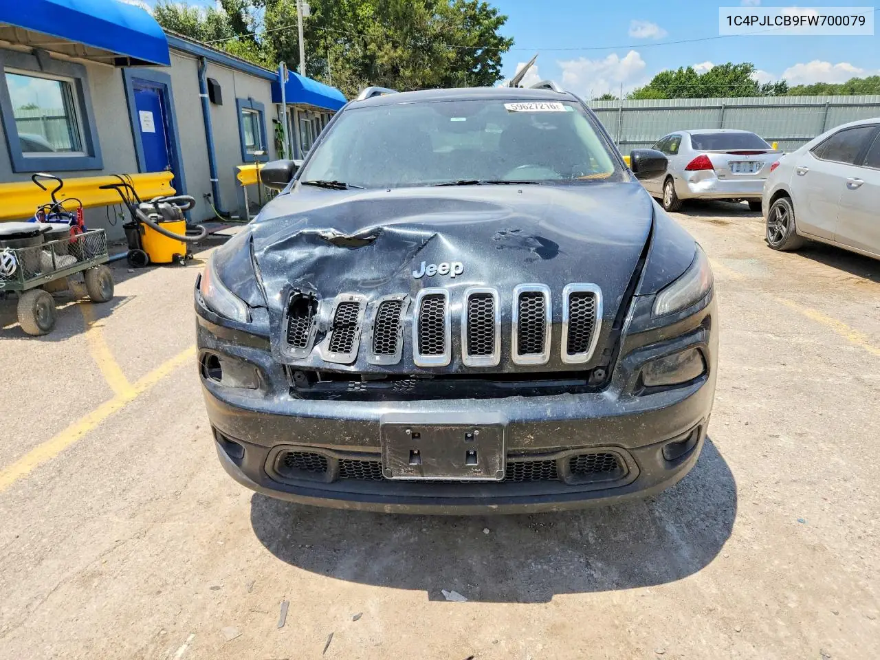 2015 Jeep Cherokee Latitude VIN: 1C4PJLCB9FW700079 Lot: 59627216