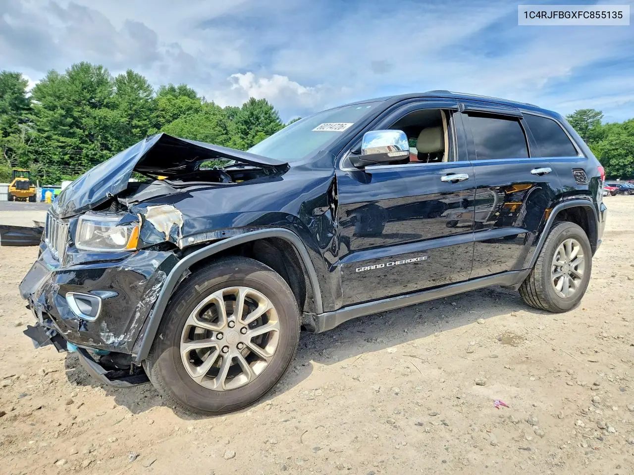 2015 Jeep Grand Cherokee Limited VIN: 1C4RJFBGXFC855135 Lot: 60214726