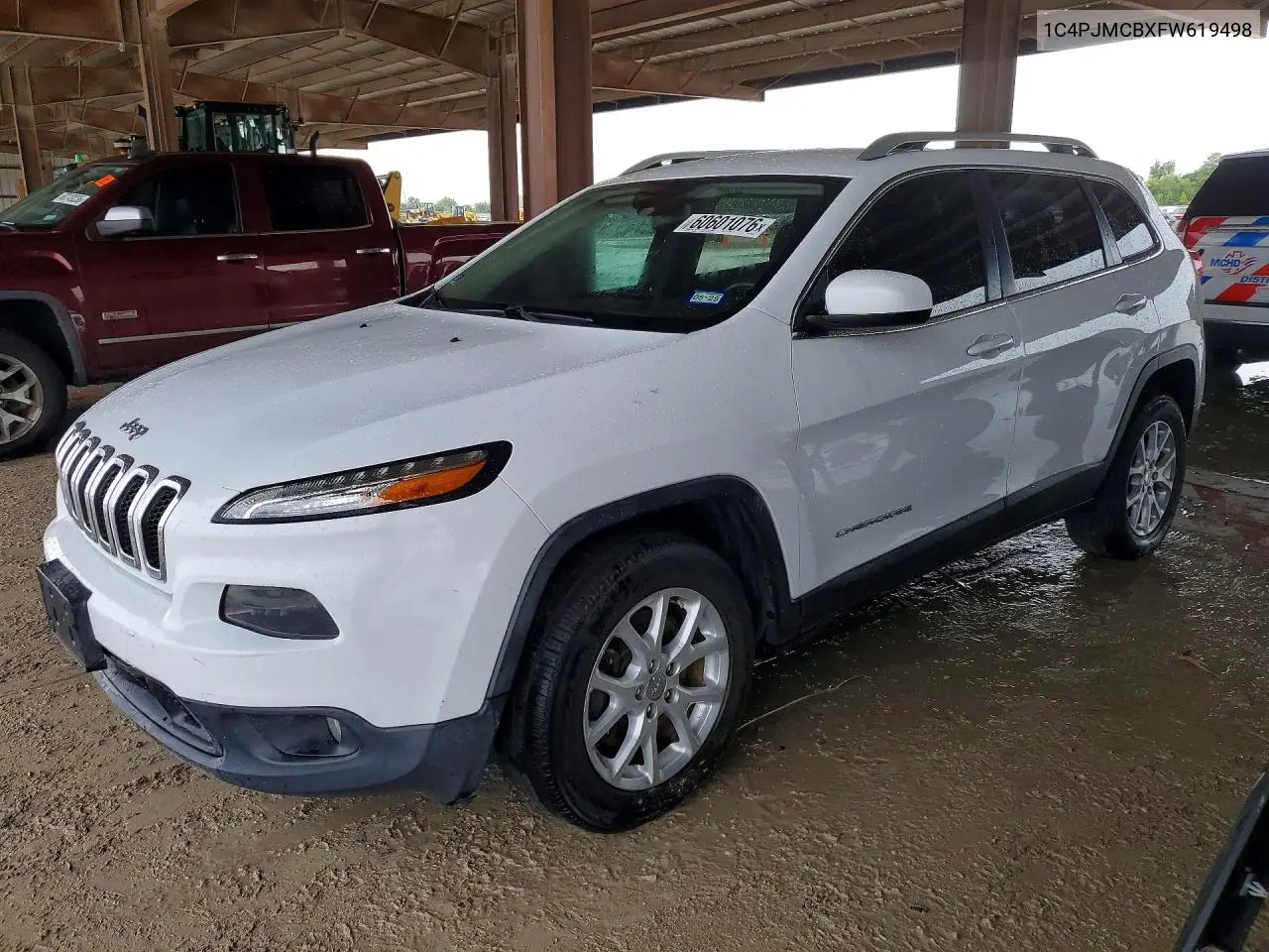 2015 Jeep Cherokee Latitude VIN: 1C4PJMCBXFW619498 Lot: 60601076