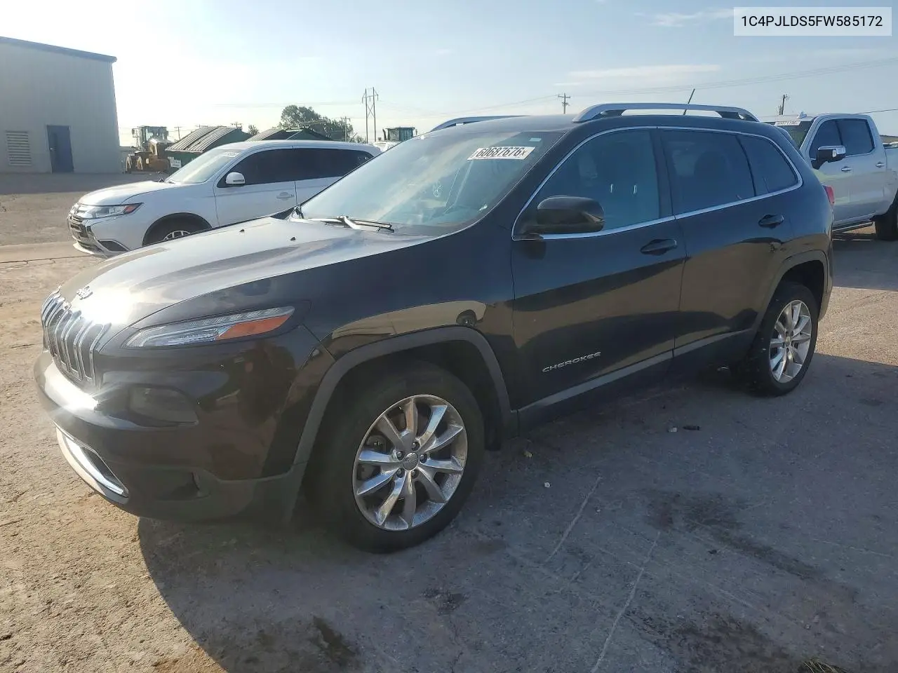 2015 Jeep Cherokee Limited VIN: 1C4PJLDS5FW585172 Lot: 60687676