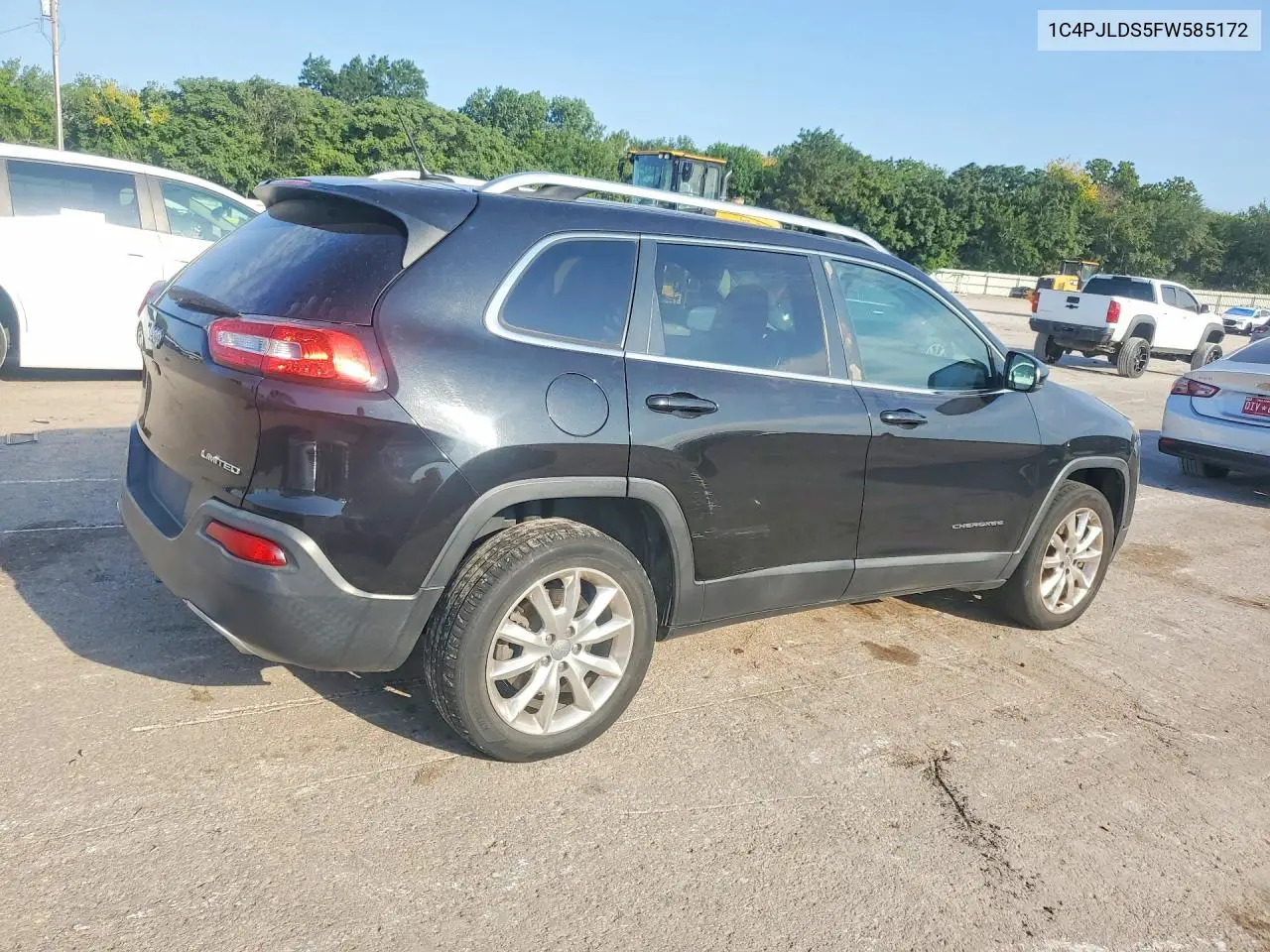 2015 Jeep Cherokee Limited VIN: 1C4PJLDS5FW585172 Lot: 60687676