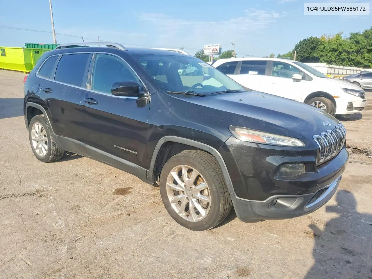 2015 Jeep Cherokee Limited VIN: 1C4PJLDS5FW585172 Lot: 60687676
