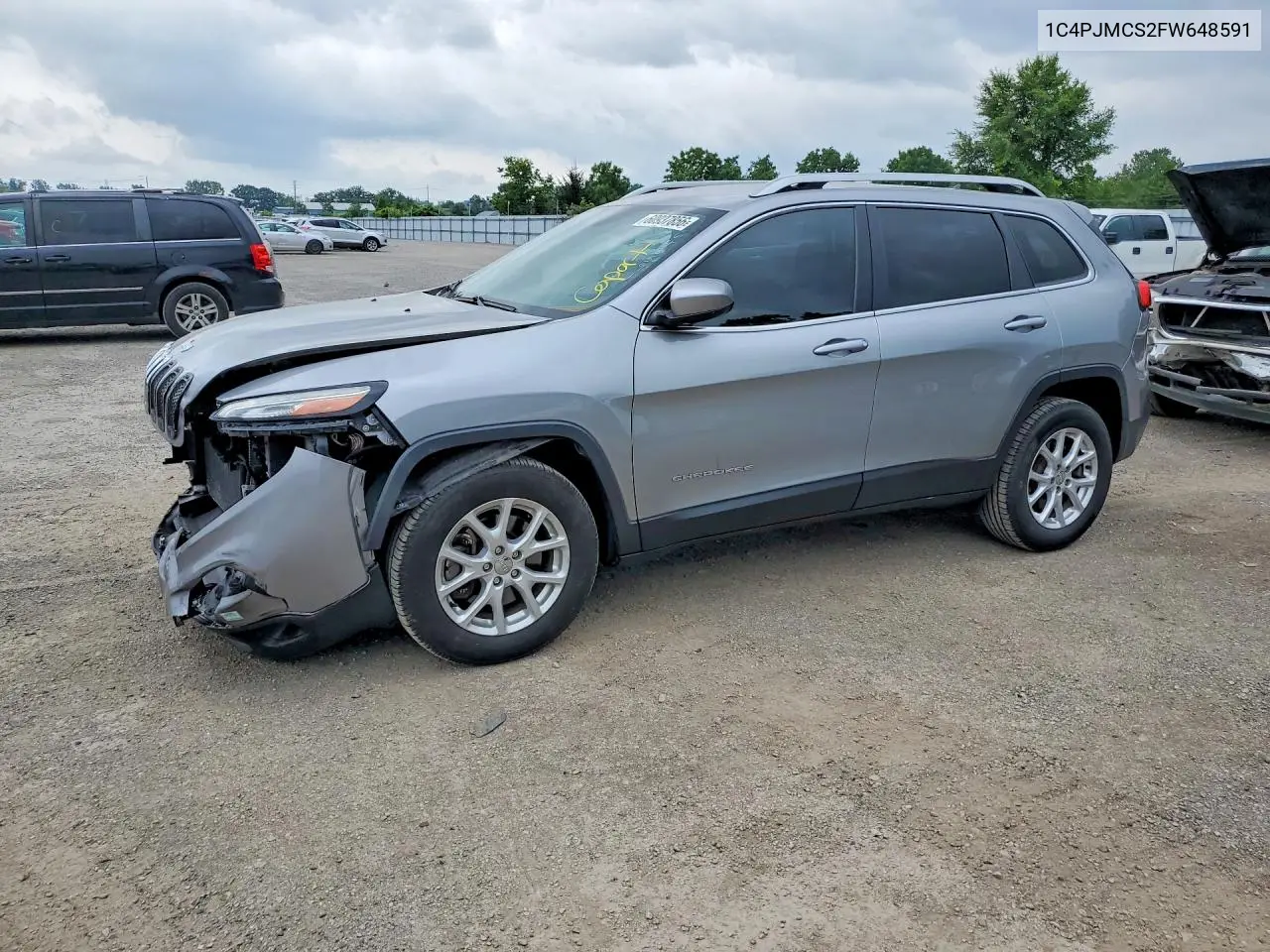 2015 Jeep Cherokee Latitude VIN: 1C4PJMCS2FW648591 Lot: 60937856