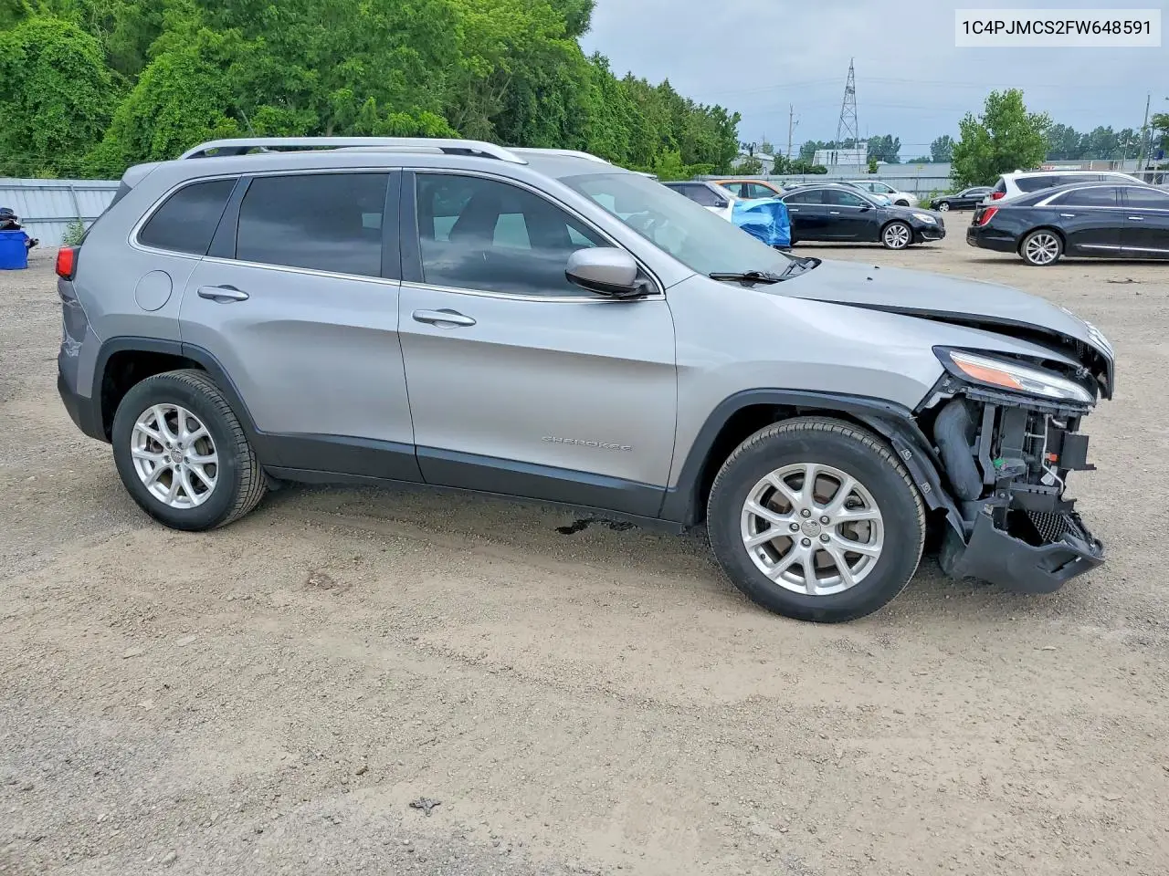 2015 Jeep Cherokee Latitude VIN: 1C4PJMCS2FW648591 Lot: 60937856