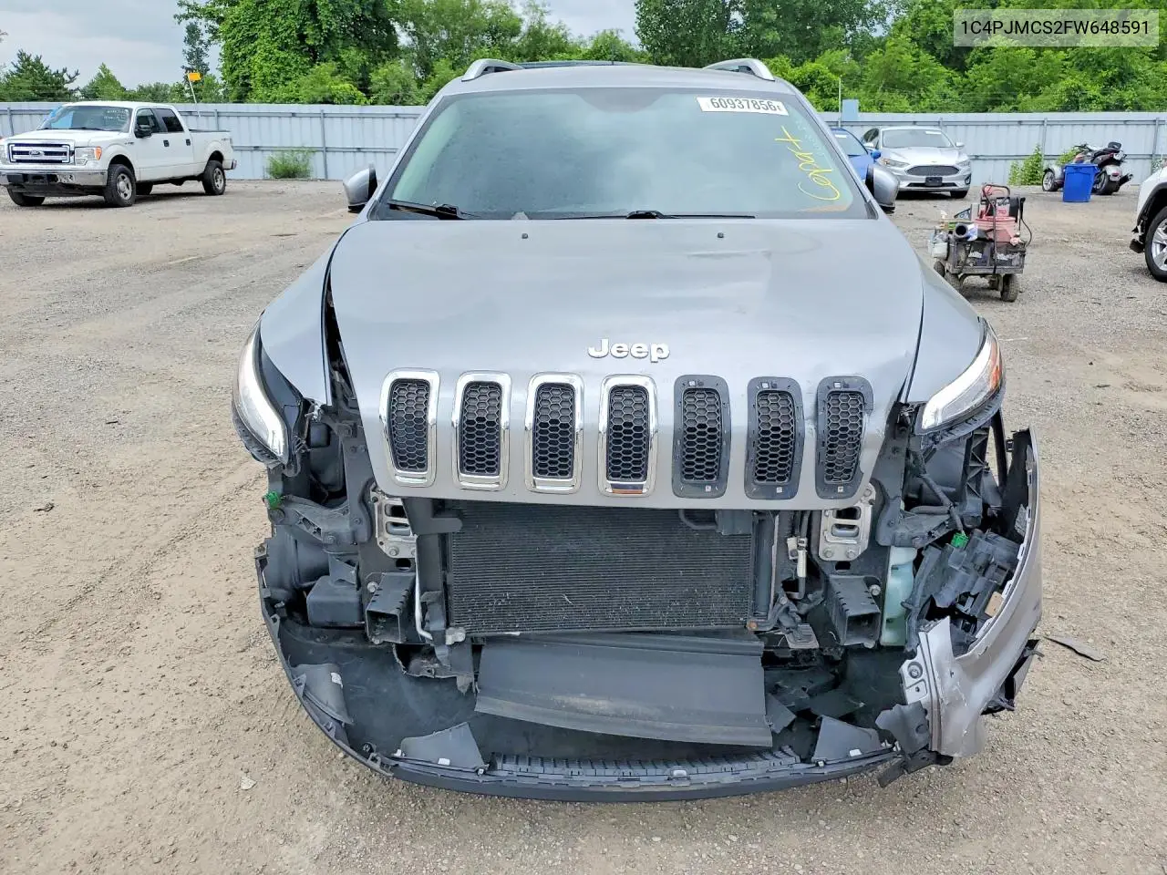 2015 Jeep Cherokee Latitude VIN: 1C4PJMCS2FW648591 Lot: 60937856