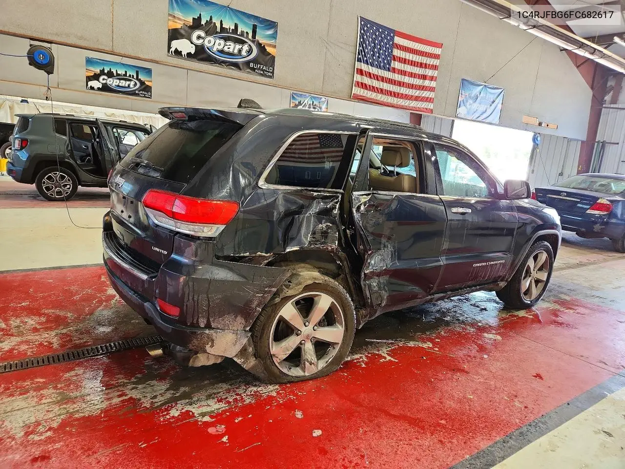 2015 Jeep Grand Cherokee Limited VIN: 1C4RJFBG6FC682617 Lot: 60993666