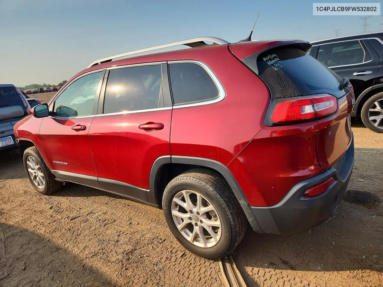 2015 Jeep Cherokee Latitude VIN: 1C4PJLCB9FW532802 Lot: 61024646