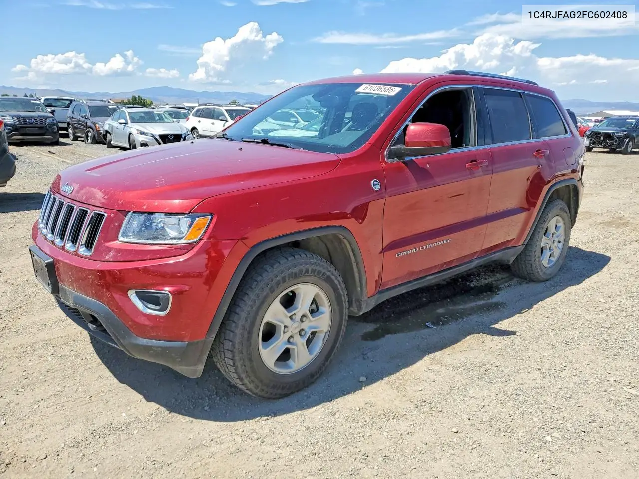 2015 Jeep Grand Cherokee Laredo VIN: 1C4RJFAG2FC602408 Lot: 61036586