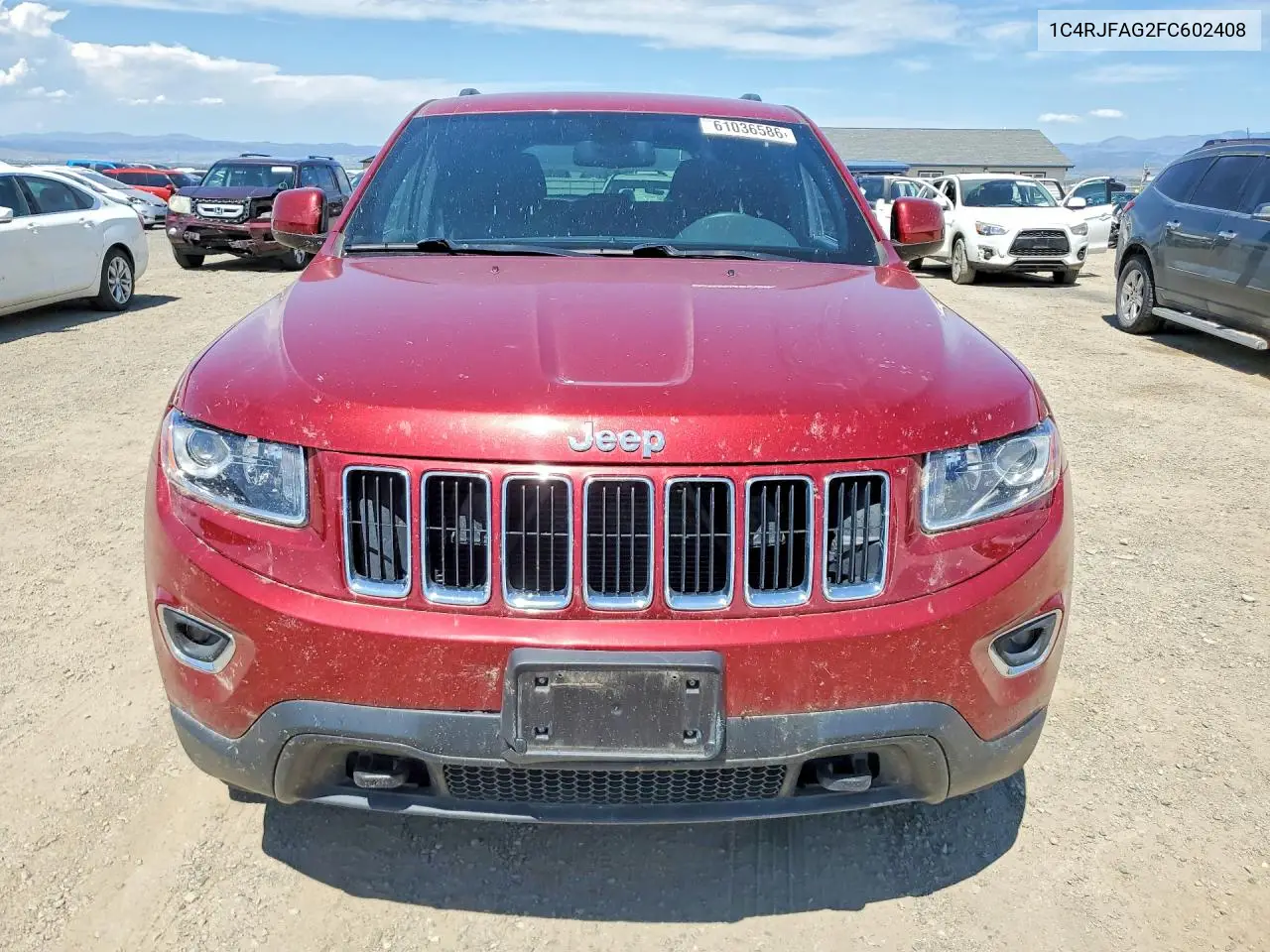 2015 Jeep Grand Cherokee Laredo VIN: 1C4RJFAG2FC602408 Lot: 61036586