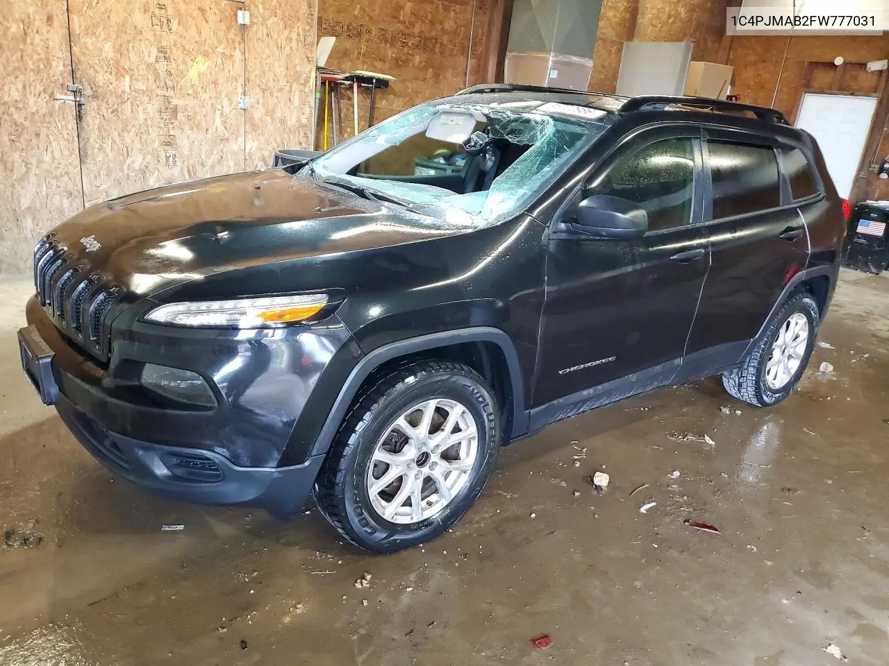 2015 Jeep Cherokee Sport VIN: 1C4PJMAB2FW777031 Lot: 61222986