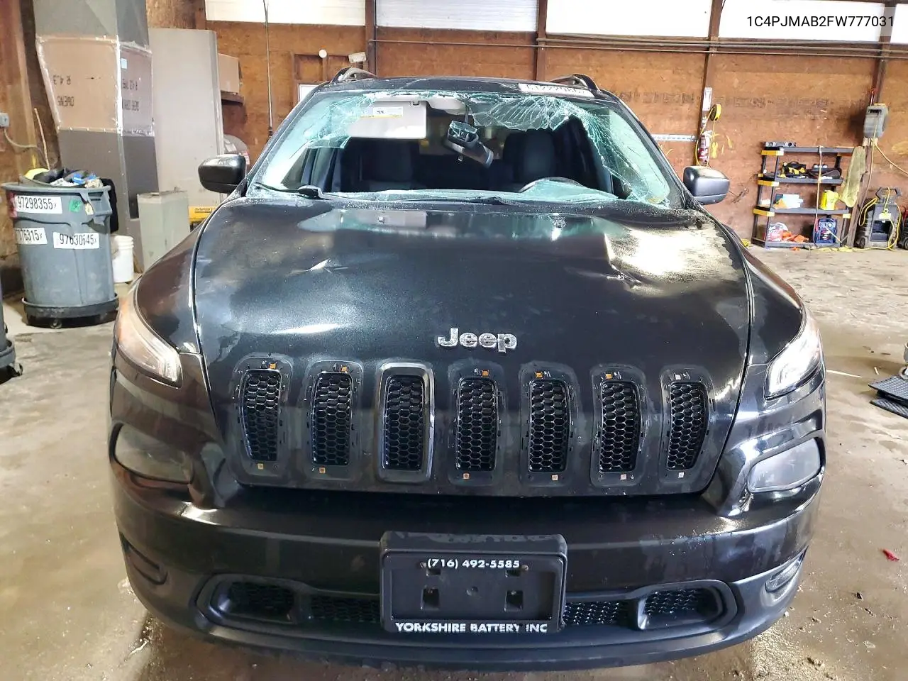 2015 Jeep Cherokee Sport VIN: 1C4PJMAB2FW777031 Lot: 61222986