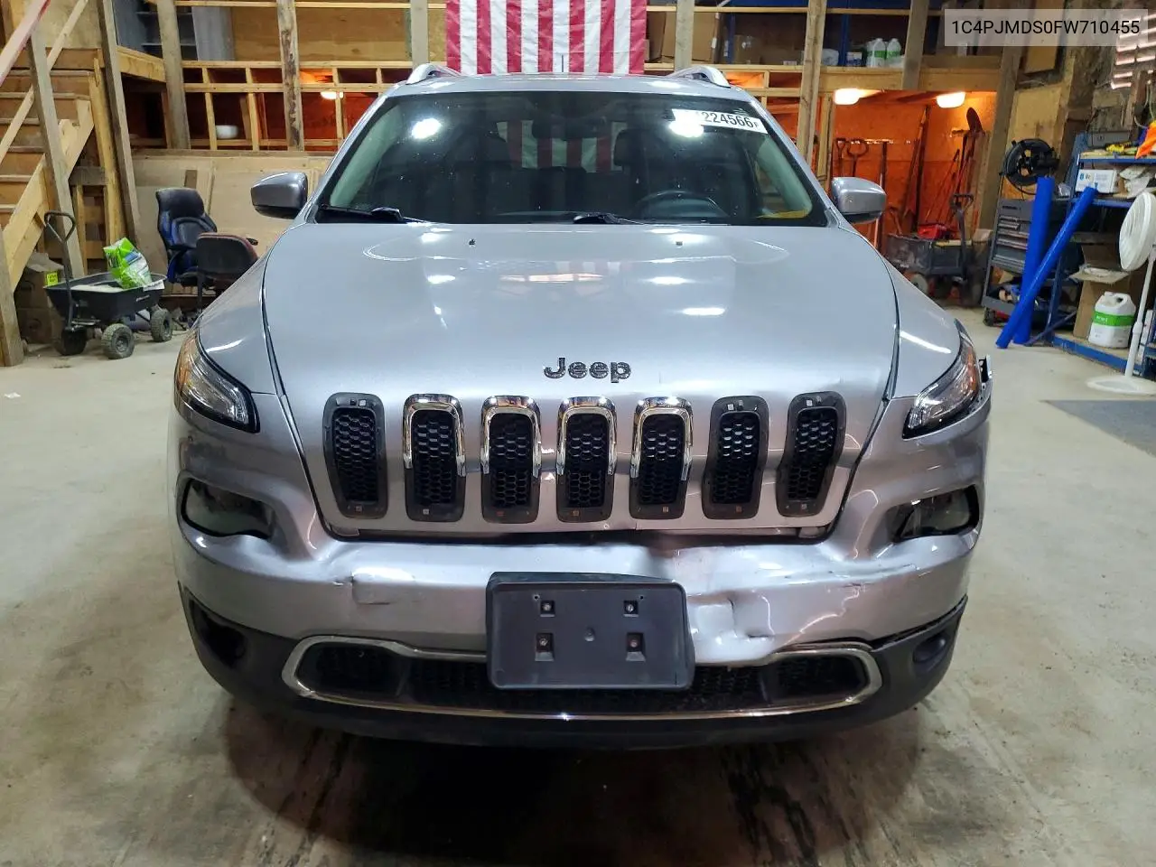 2015 Jeep Cherokee Limited VIN: 1C4PJMDS0FW710455 Lot: 61224566