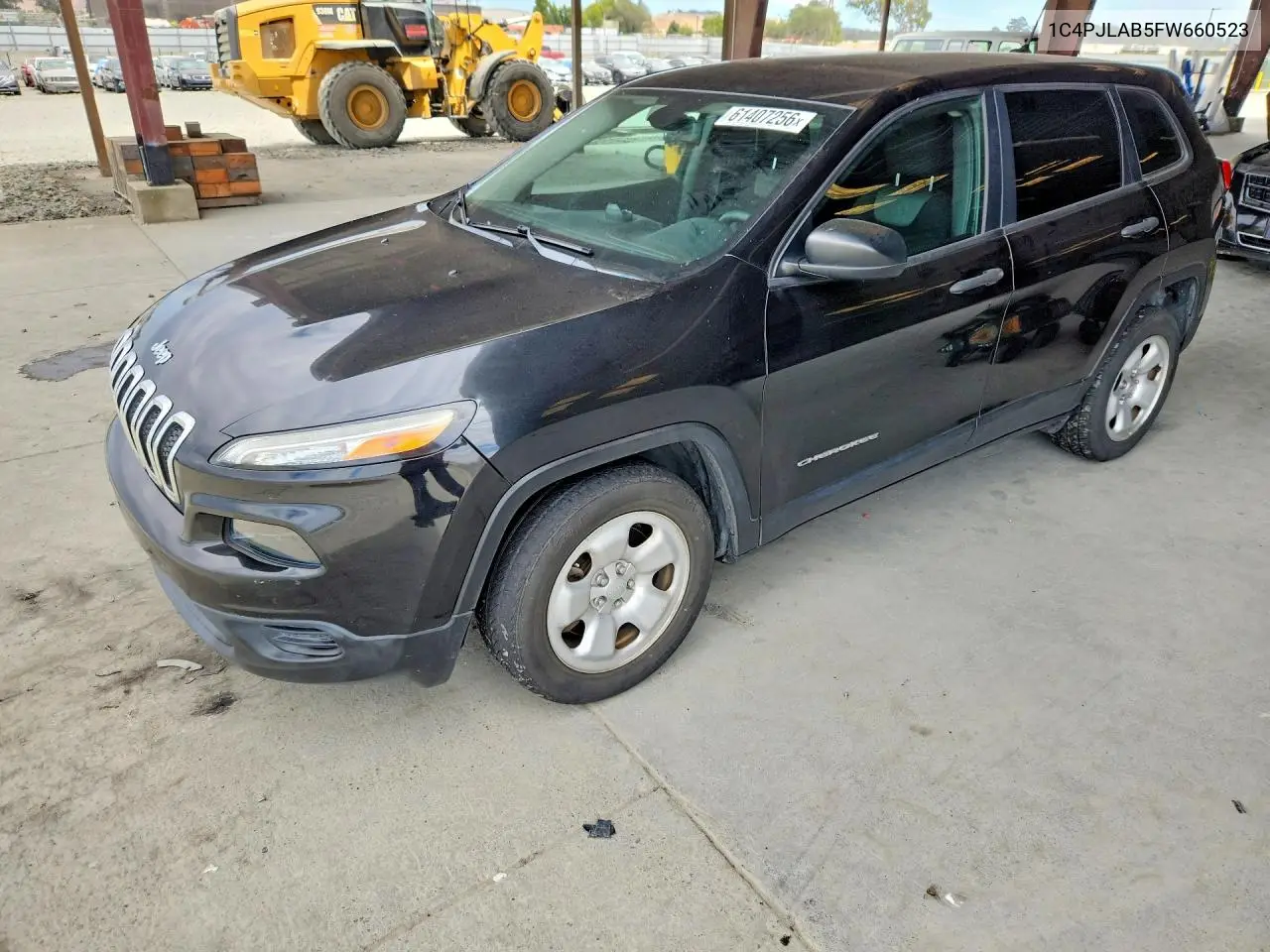 2015 Jeep Cherokee Sport VIN: 1C4PJLAB5FW660523 Lot: 61407256