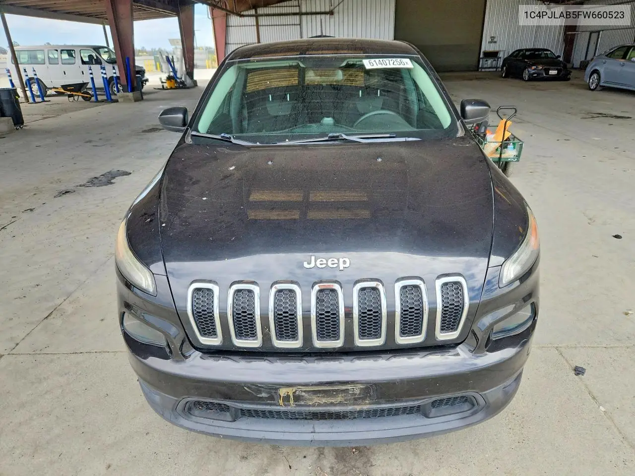 2015 Jeep Cherokee Sport VIN: 1C4PJLAB5FW660523 Lot: 61407256