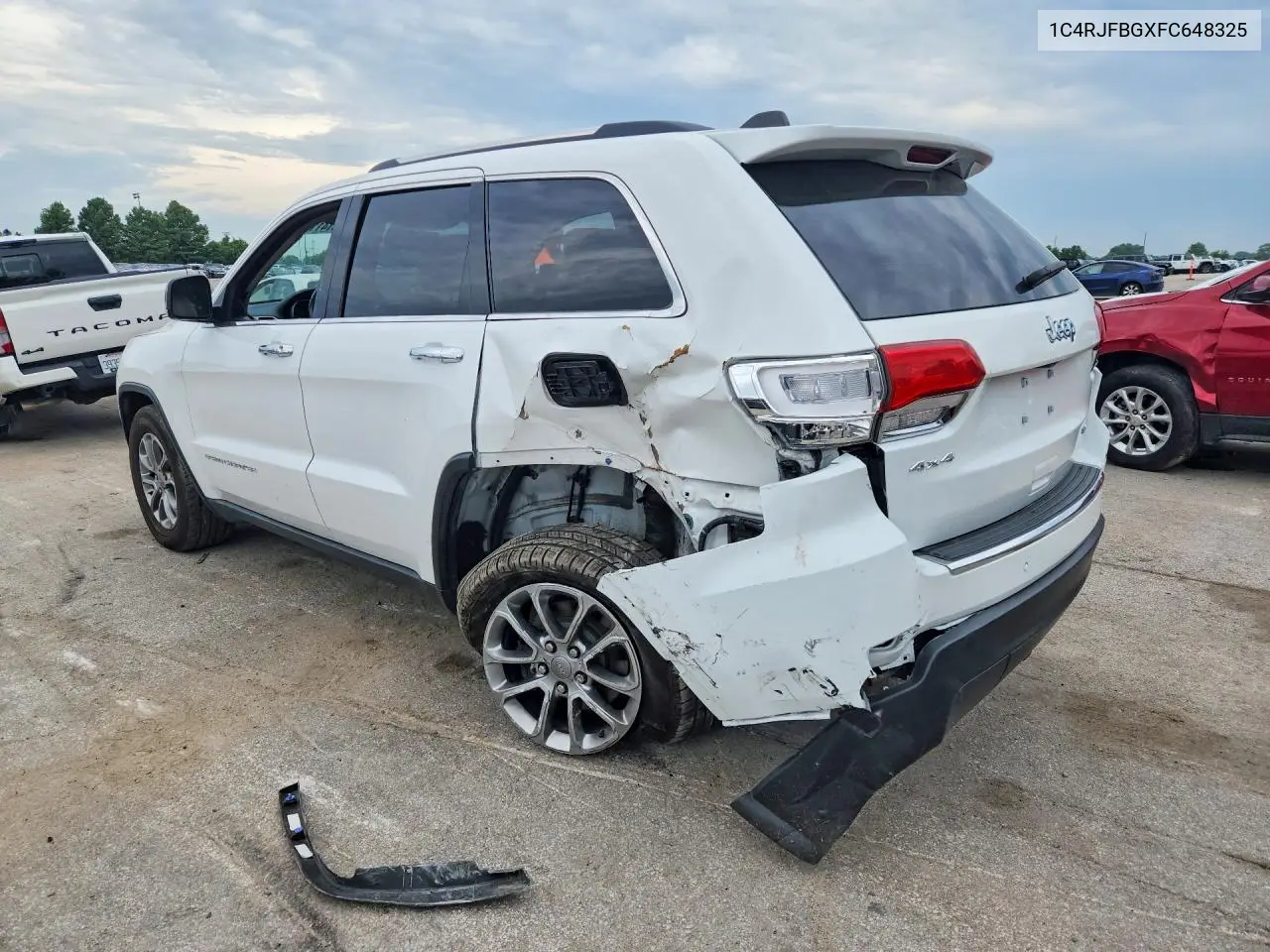 2015 Jeep Grand Cherokee Limited VIN: 1C4RJFBGXFC648325 Lot: 61411056