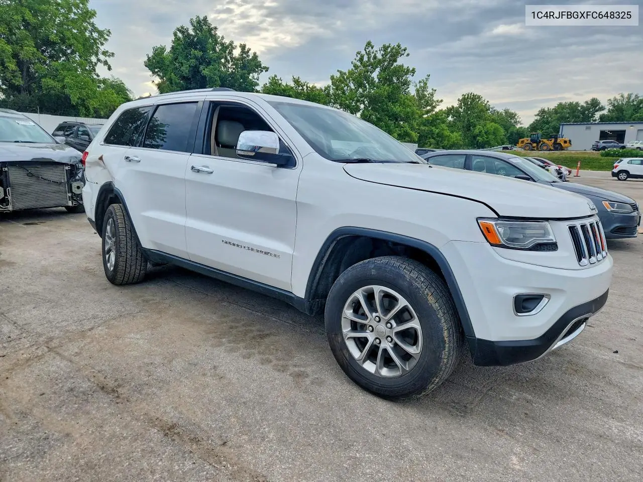 2015 Jeep Grand Cherokee Limited VIN: 1C4RJFBGXFC648325 Lot: 61411056