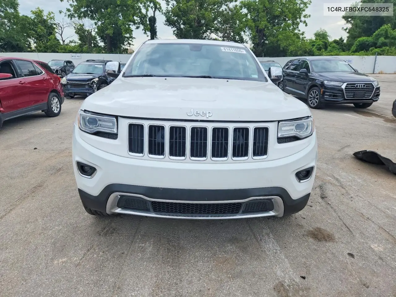 2015 Jeep Grand Cherokee Limited VIN: 1C4RJFBGXFC648325 Lot: 61411056