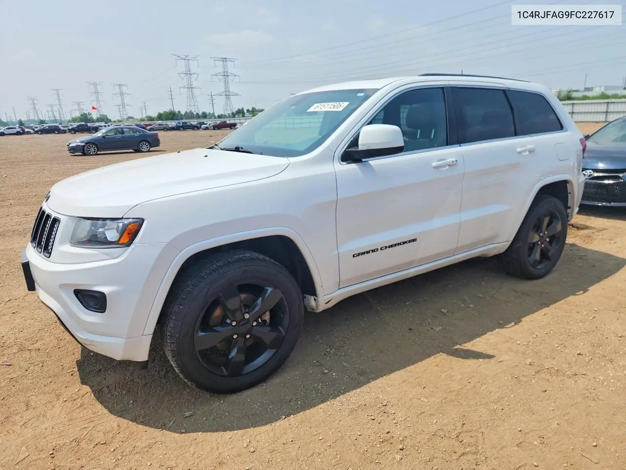 2015 Jeep Grand Cherokee Laredo VIN: 1C4RJFAG9FC227617 Lot: 61511506