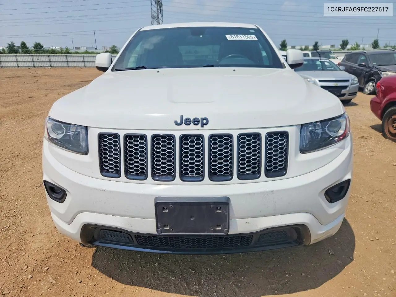 2015 Jeep Grand Cherokee Laredo VIN: 1C4RJFAG9FC227617 Lot: 61511506