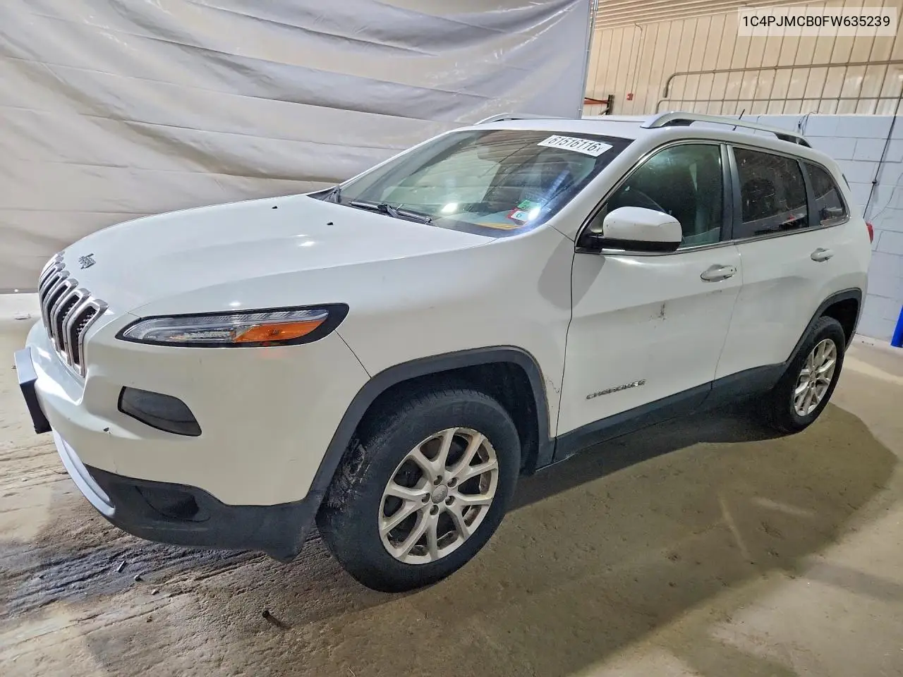 2015 Jeep Cherokee Latitude VIN: 1C4PJMCB0FW635239 Lot: 61516116