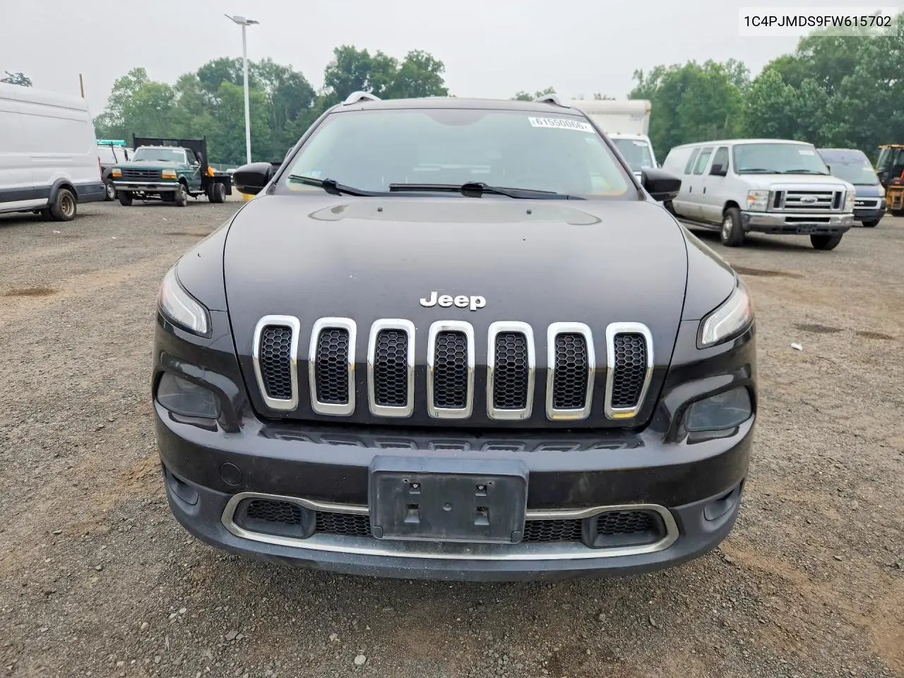2015 Jeep Cherokee Limited VIN: 1C4PJMDS9FW615702 Lot: 61550066