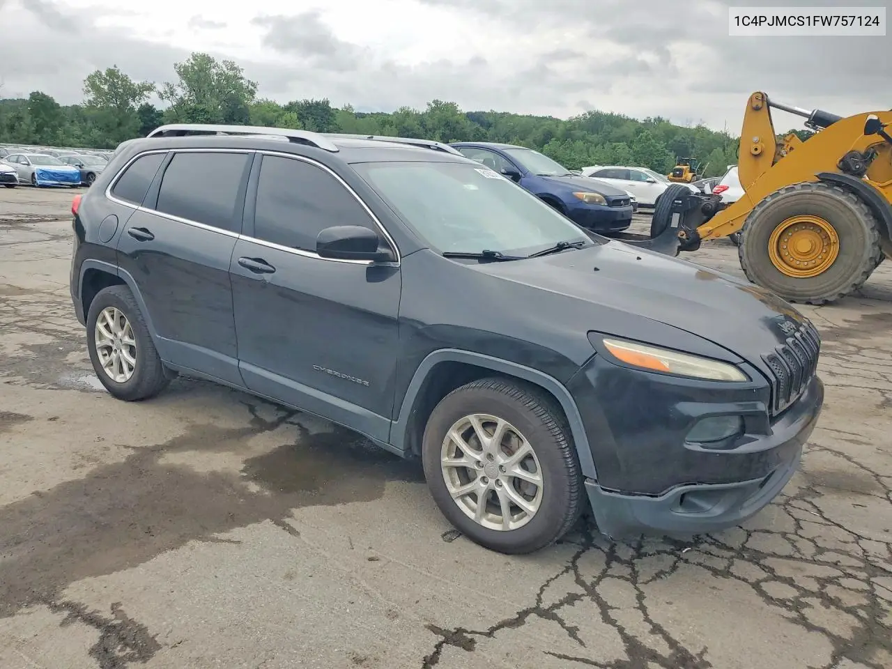 2015 Jeep Cherokee Latitude VIN: 1C4PJMCS1FW757124 Lot: 61631416