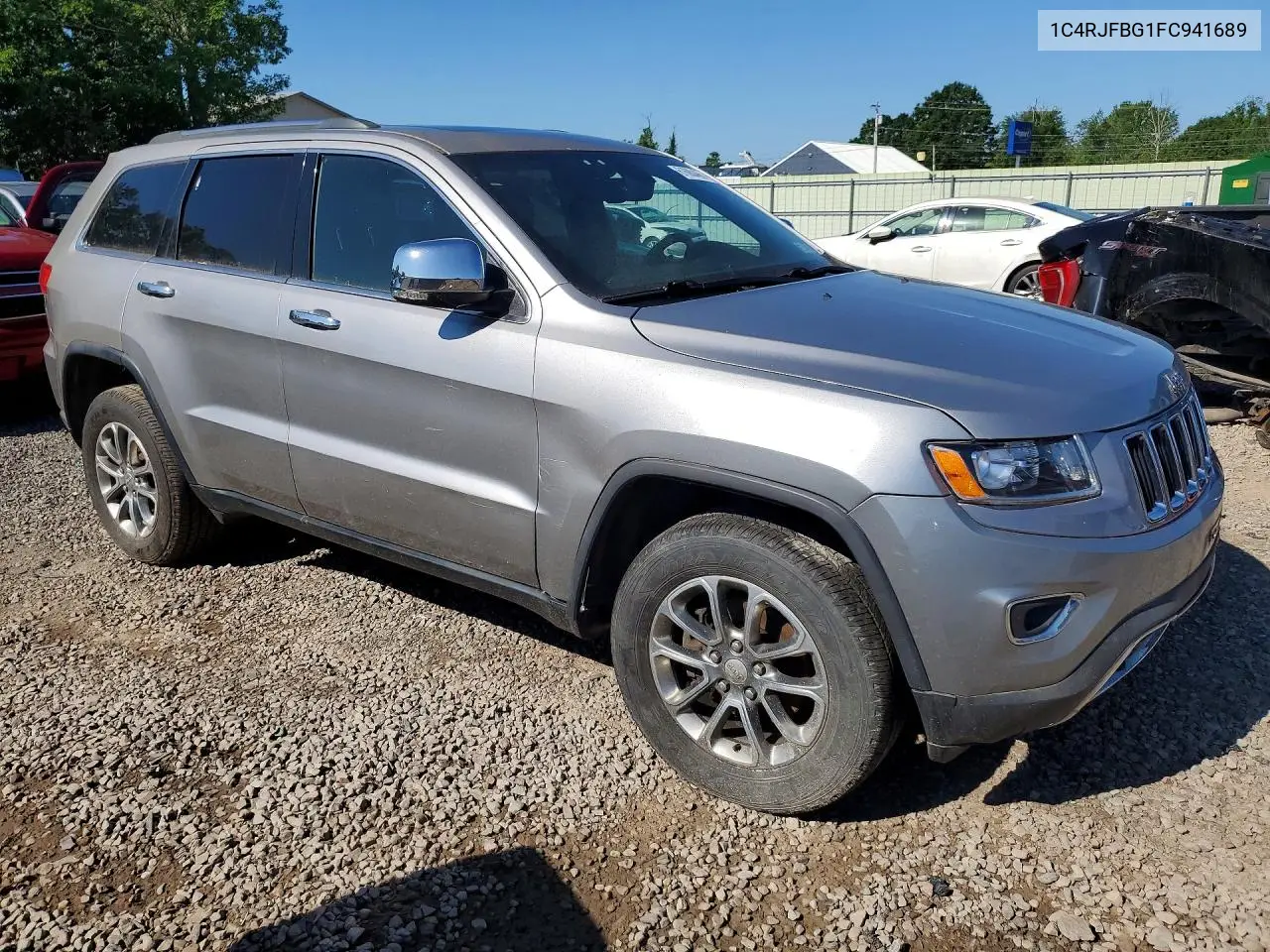 2015 Jeep Grand Cherokee Limited VIN: 1C4RJFBG1FC941689 Lot: 61680466