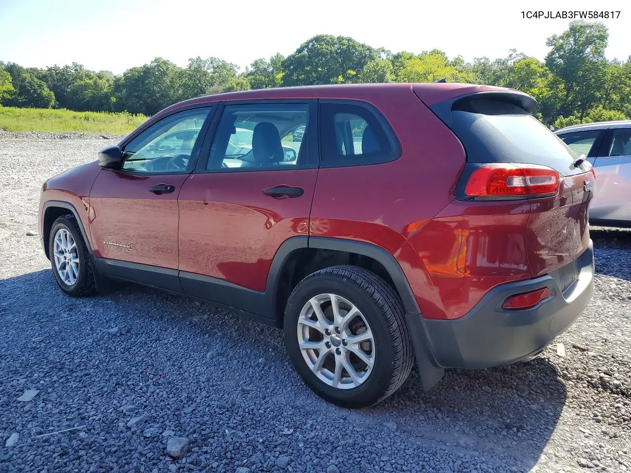 2015 Jeep Cherokee Sport VIN: 1C4PJLAB3FW584817 Lot: 61783486