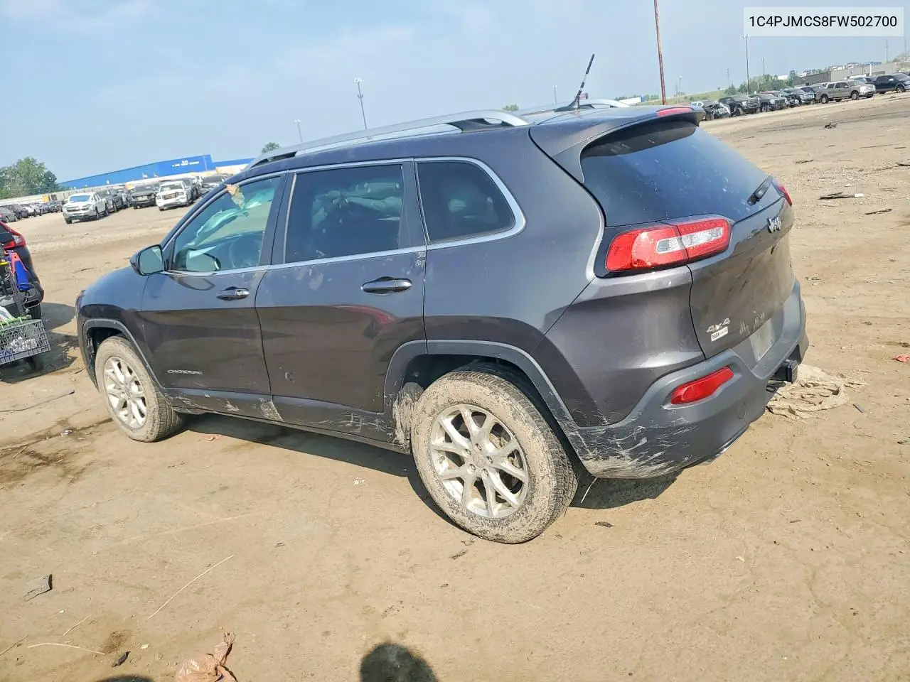 2015 Jeep Cherokee Latitude VIN: 1C4PJMCS8FW502700 Lot: 61797216