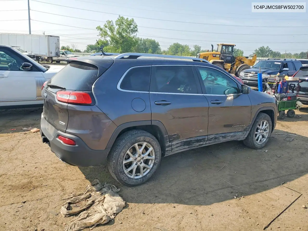 2015 Jeep Cherokee Latitude VIN: 1C4PJMCS8FW502700 Lot: 61797216
