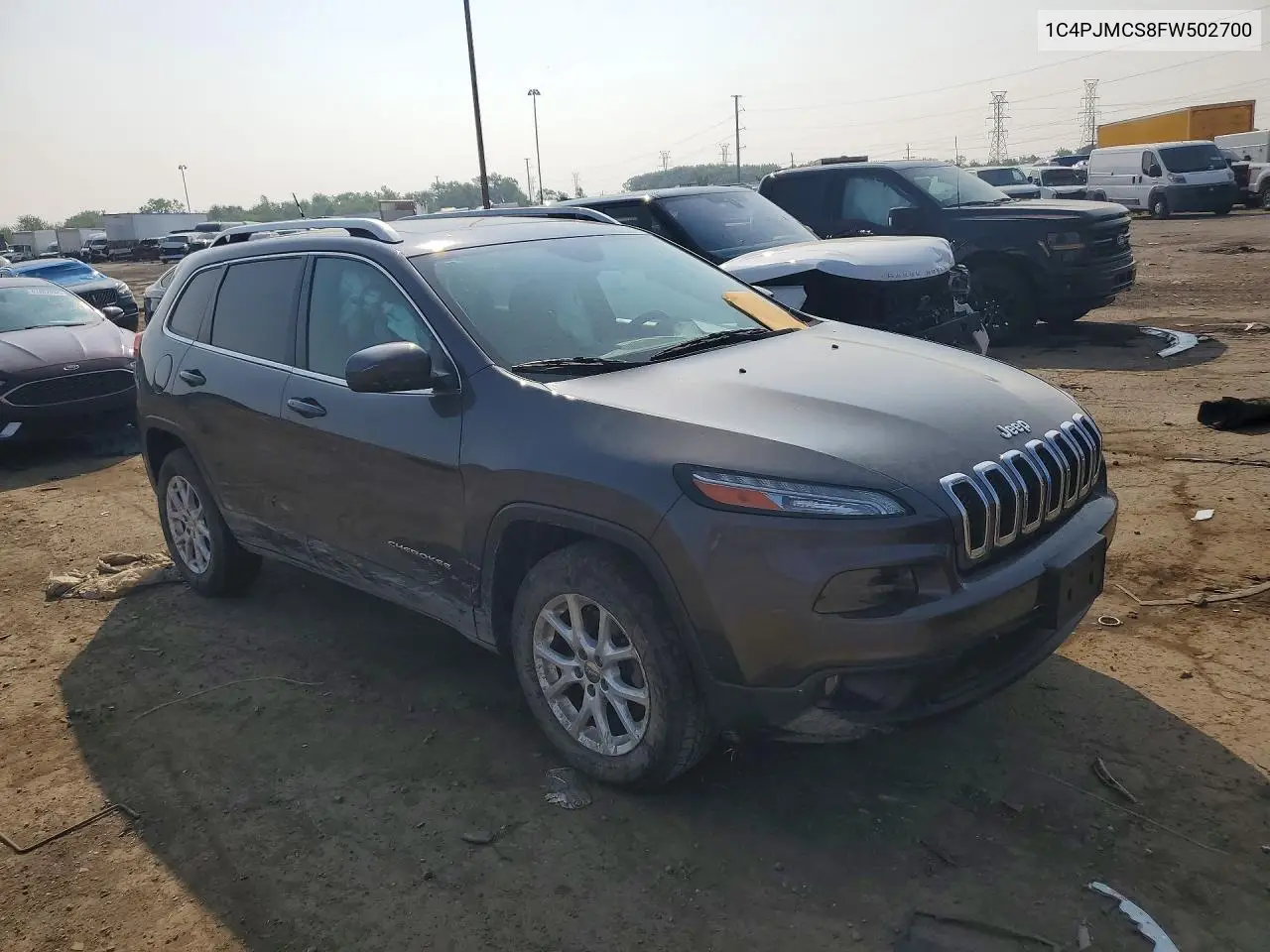 2015 Jeep Cherokee Latitude VIN: 1C4PJMCS8FW502700 Lot: 61797216