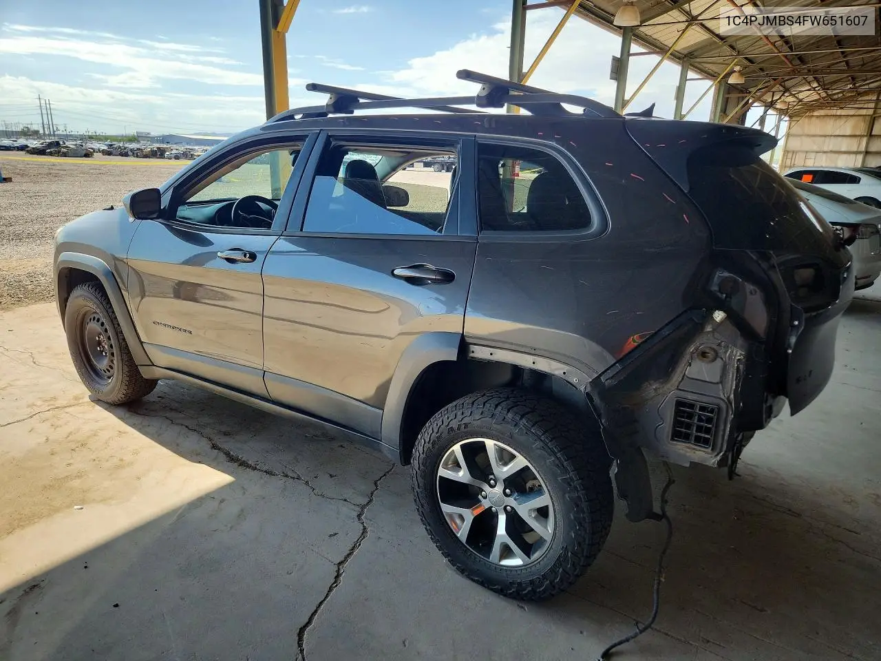 2015 Jeep Cherokee Trailhawk VIN: 1C4PJMBS4FW651607 Lot: 61798526