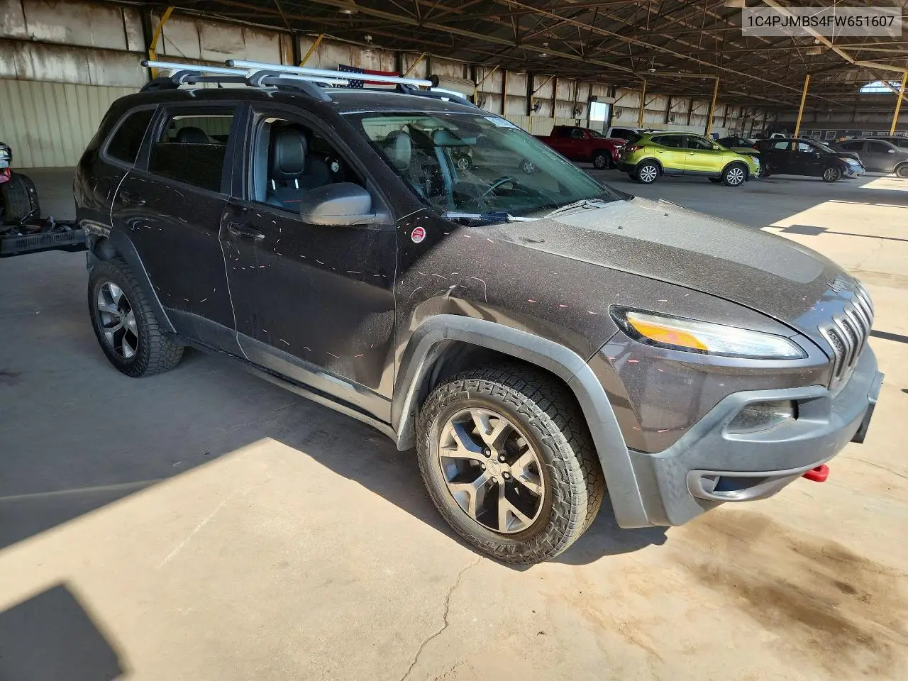 2015 Jeep Cherokee Trailhawk VIN: 1C4PJMBS4FW651607 Lot: 61798526