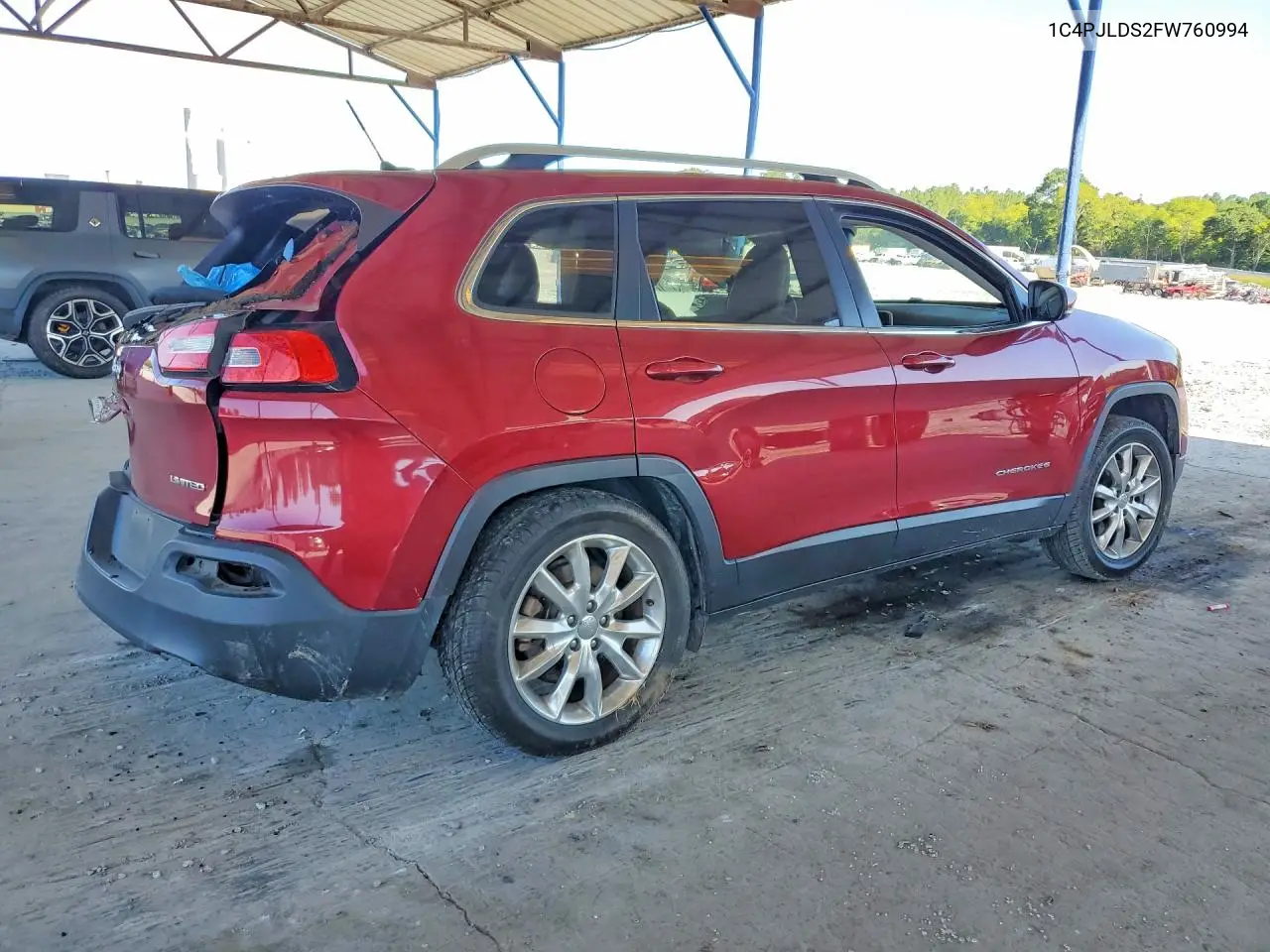 2015 Jeep Cherokee Limited VIN: 1C4PJLDS2FW760994 Lot: 61852906