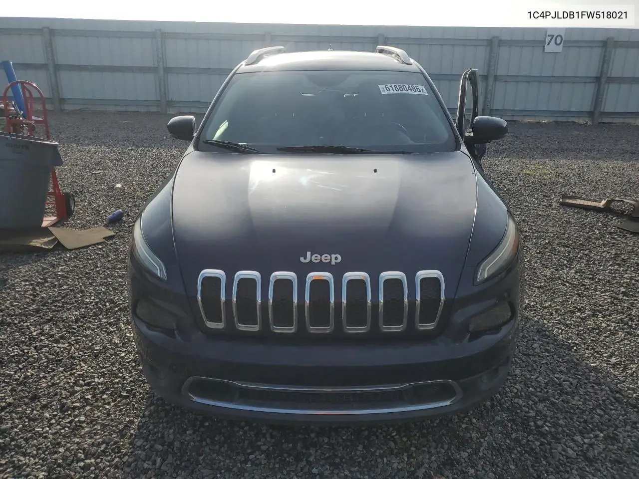 2015 Jeep Cherokee Limited VIN: 1C4PJLDB1FW518021 Lot: 61880486