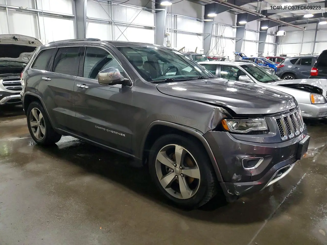 2015 Jeep Grand Cherokee Overland VIN: 1C4RJFCG7FC609223 Lot: 61901766