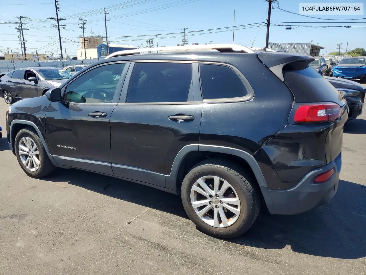 2015 Jeep Cherokee Sport VIN: 1C4PJLAB6FW707154 Lot: 61954606