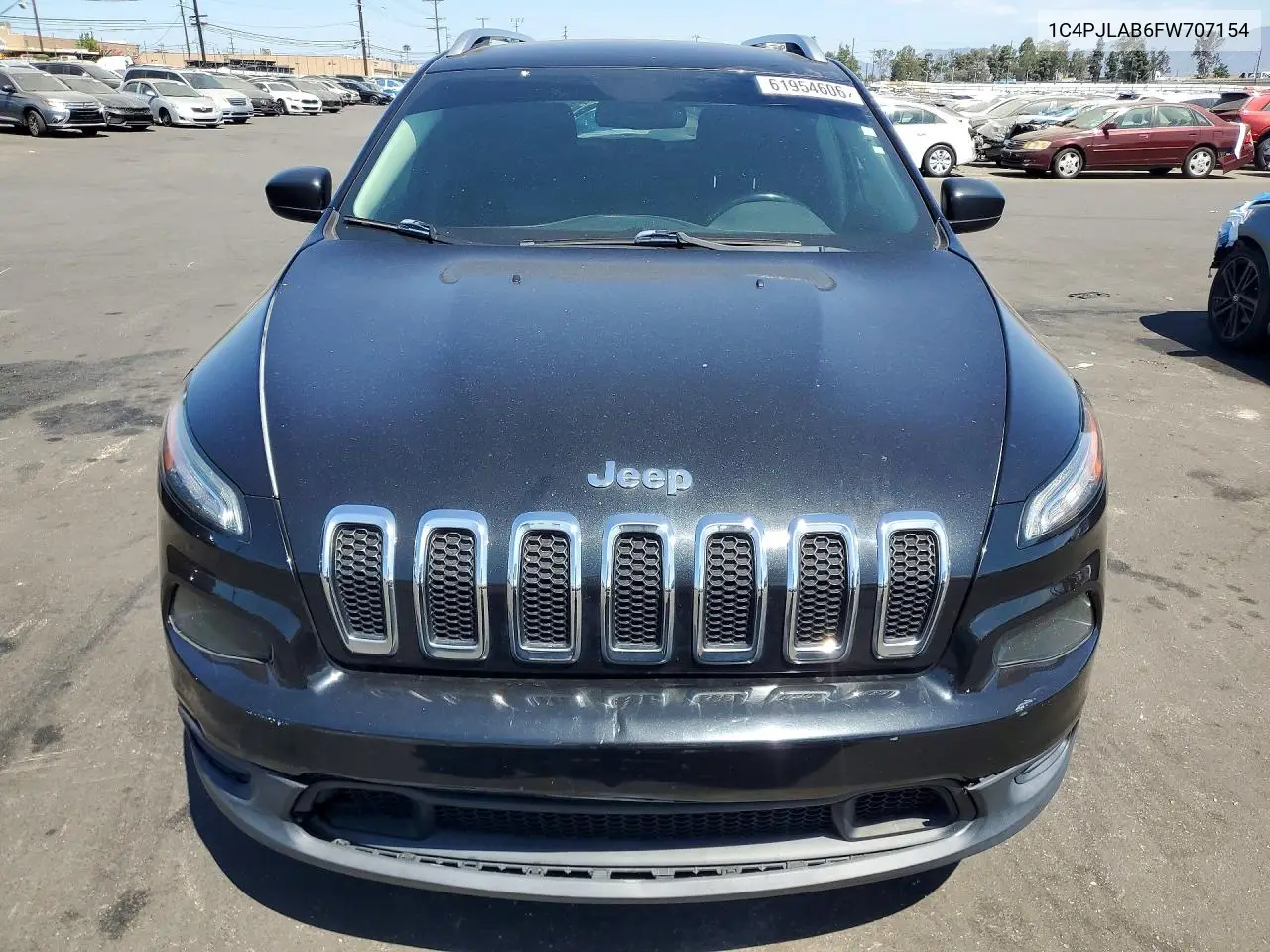 2015 Jeep Cherokee Sport VIN: 1C4PJLAB6FW707154 Lot: 61954606