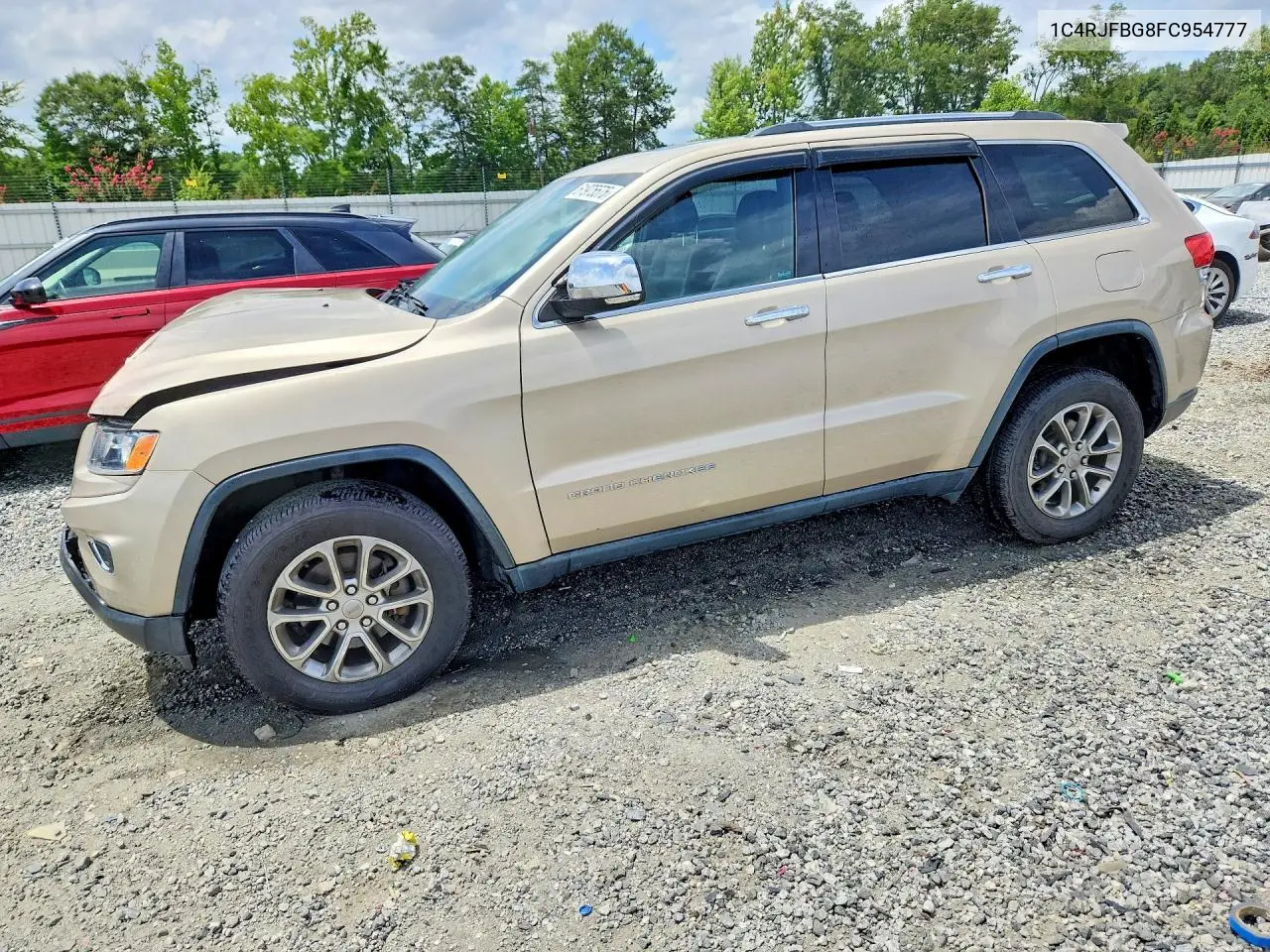 2015 Jeep Grand Cherokee Limited VIN: 1C4RJFBG8FC954777 Lot: 61975576