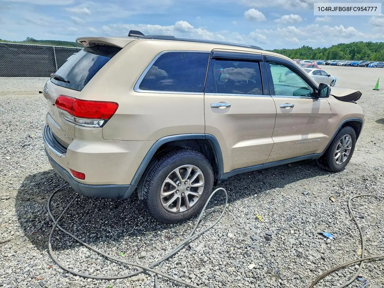 2015 Jeep Grand Cherokee Limited VIN: 1C4RJFBG8FC954777 Lot: 61975576