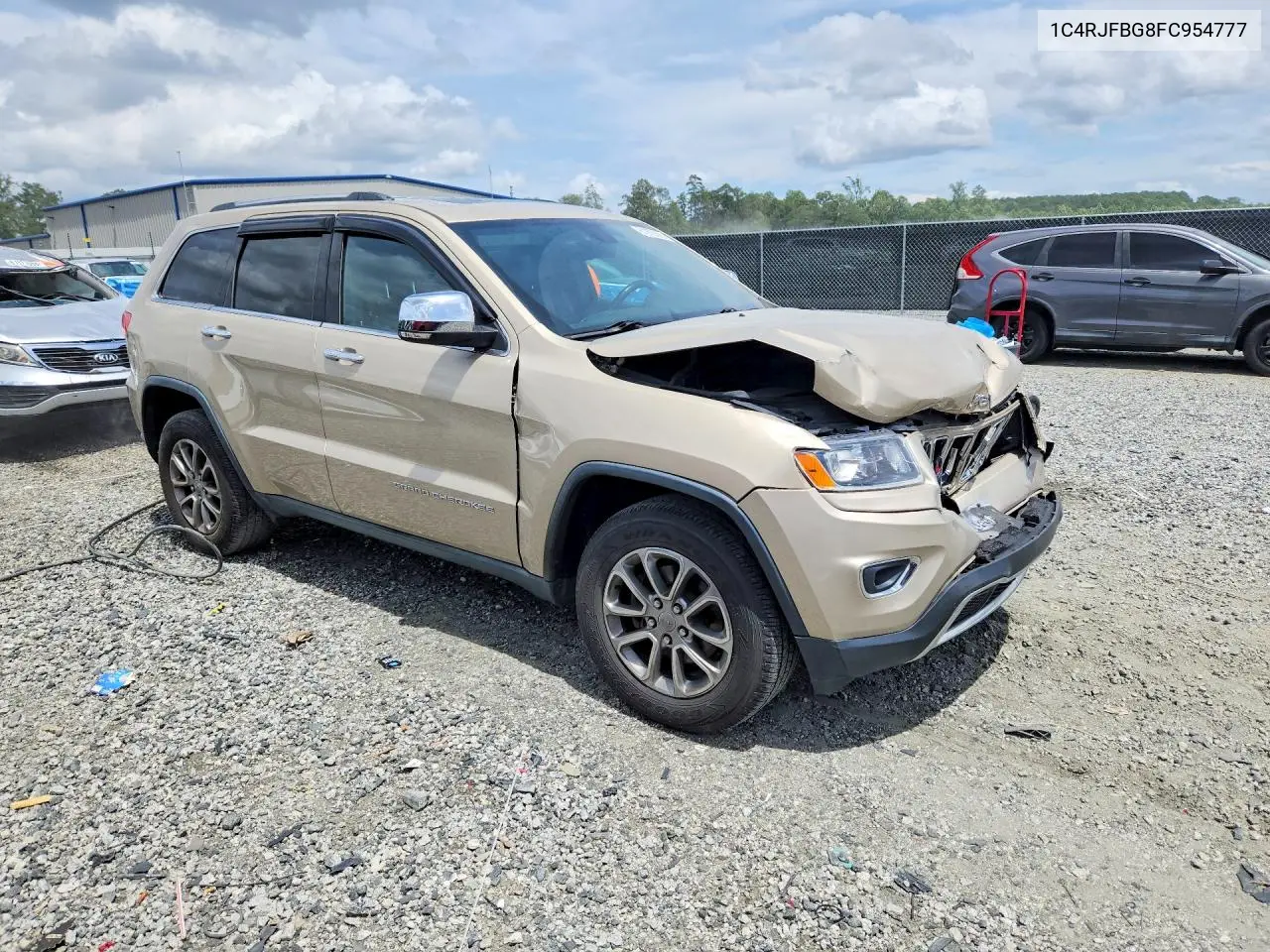 2015 Jeep Grand Cherokee Limited VIN: 1C4RJFBG8FC954777 Lot: 61975576