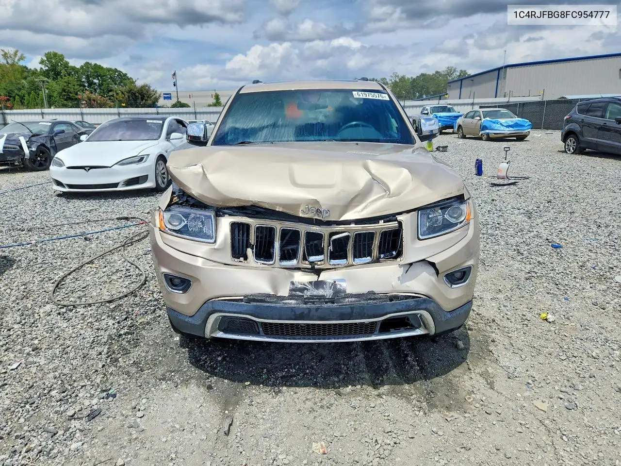 2015 Jeep Grand Cherokee Limited VIN: 1C4RJFBG8FC954777 Lot: 61975576