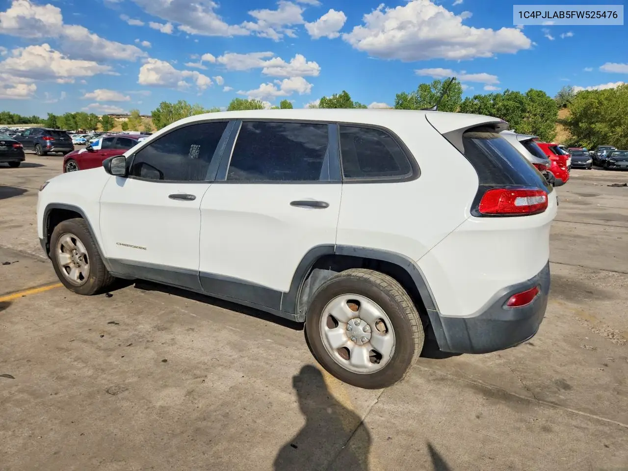 2015 Jeep Cherokee Sport VIN: 1C4PJLAB5FW525476 Lot: 62002316