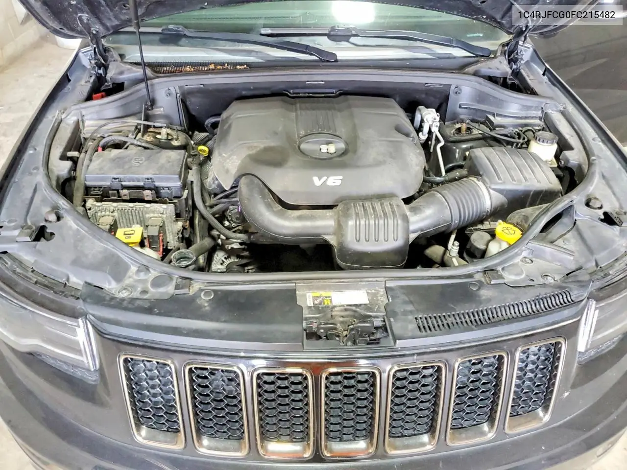 2015 Jeep Grand Cherokee Overland VIN: 1C4RJFCG0FC215482 Lot: 62019226