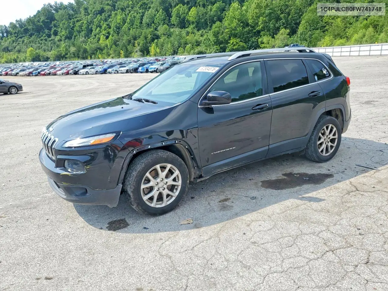 2015 Jeep Cherokee Latitude VIN: 1C4PJLCB0FW741748 Lot: 62304076