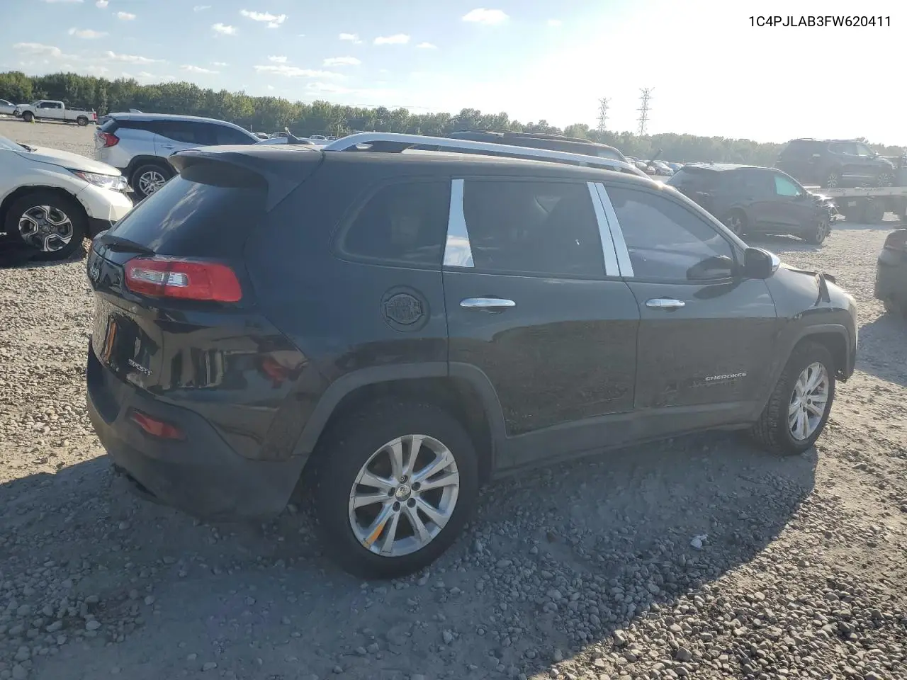 1C4PJLAB3FW620411 2015 Jeep Cherokee Sport