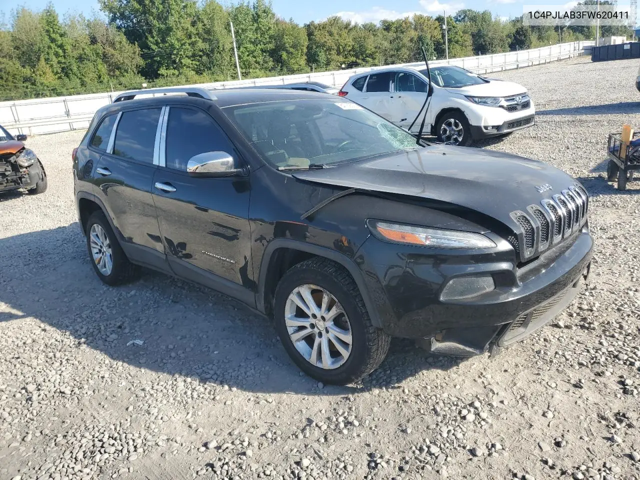 1C4PJLAB3FW620411 2015 Jeep Cherokee Sport