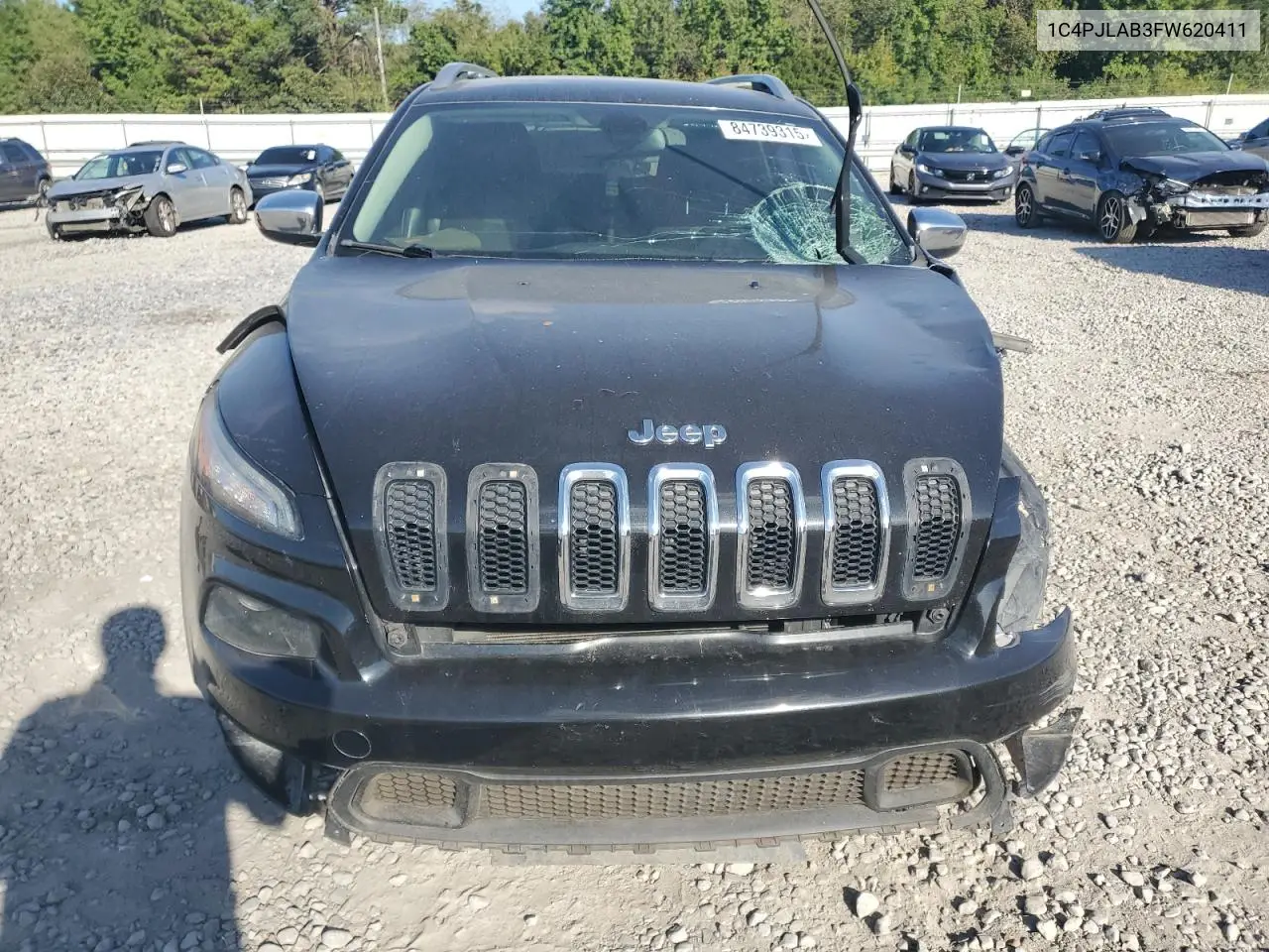 1C4PJLAB3FW620411 2015 Jeep Cherokee Sport
